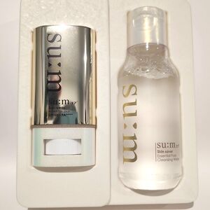 SU:M37 Sun-away Velvet Sun Stick 18g & Cleaning Water 100ml -Special Set 2 Items